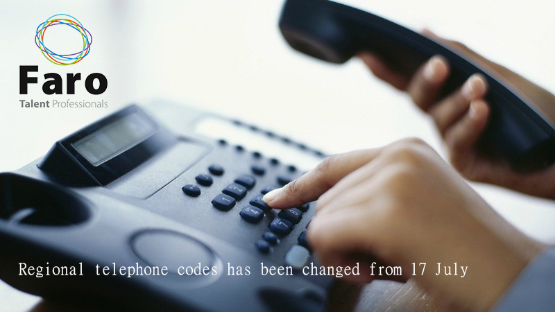 Announcement: Change in Regional Telephone Codes in Vietnam