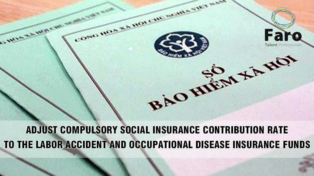 ADJUST COMPULSORY SOCIAL INSURANCE CONTRIBUTION RATE TO THE LABOR ACCIDENT AND OCCUPATIONAL DISEASE INSURANCE FUNDS