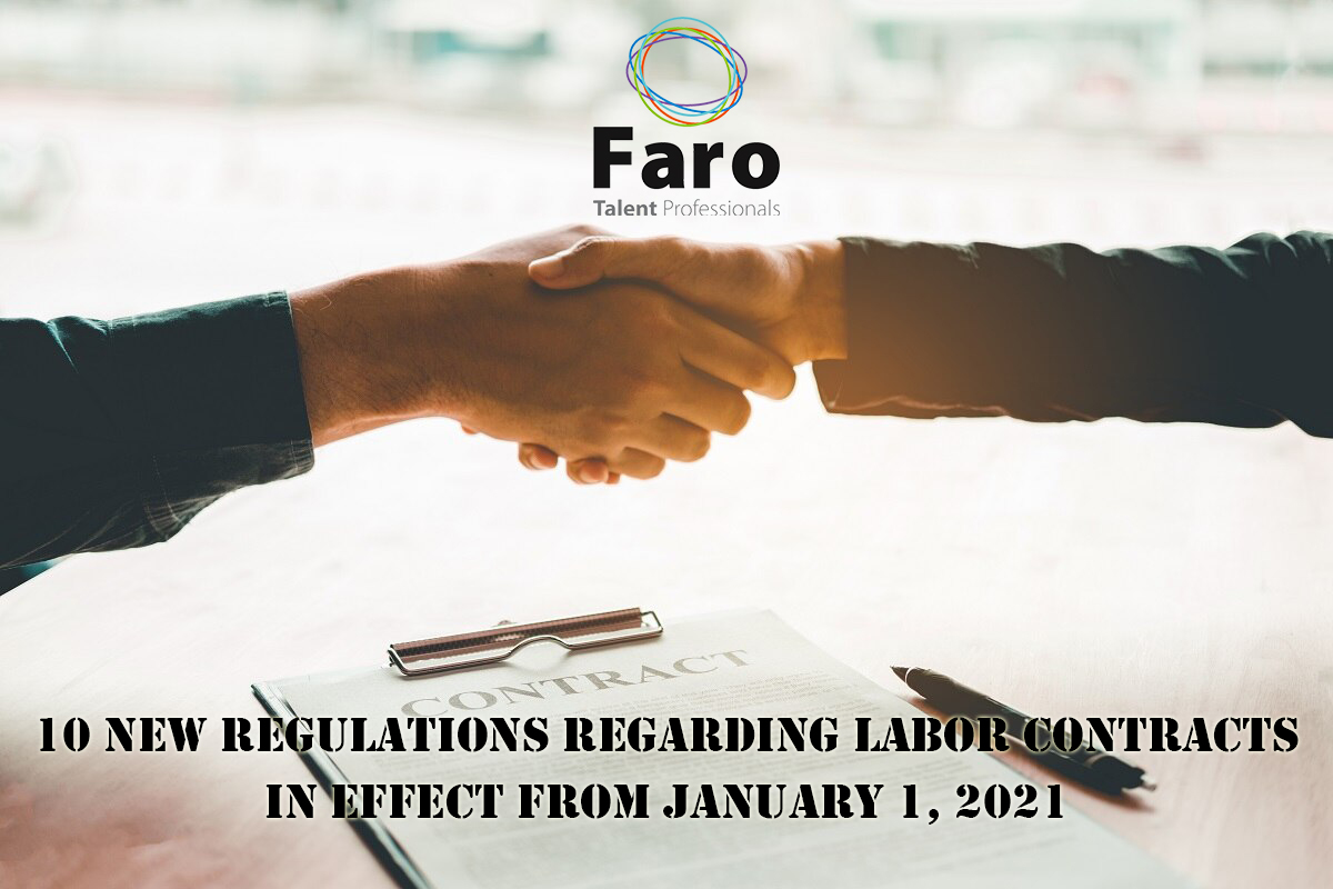 10 new regulations regarding labor contracts in effect from January 1, 2021 (Part 1)